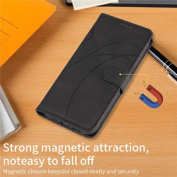 קו עור הטלפון Case For Samsung Galaxy A10 A20 A30 40א A50 A70 A21S A10S A20S A21 A31 A41 A51 5G A71 Flip Wallet עטיפת הספר - התמונה 2  