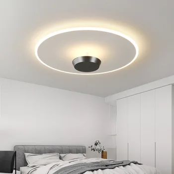 מינימליסטי נורדי LED מנורת תקרה הביתה appliance האור בחדר השינה Decoracion Para El Hogar Moderno Lampara Led Techo RC 2023 - התמונה 2  