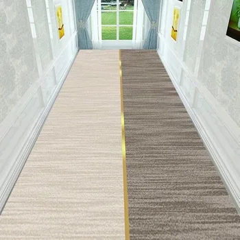אור יוקרתי בצורת יהלום דפוס לובי שטיחים השטיח המדרגות במסדרון המדרגות עיצוב הבית מסדרון מעבר רץ החתונה אנטי להחליק - התמונה 2  