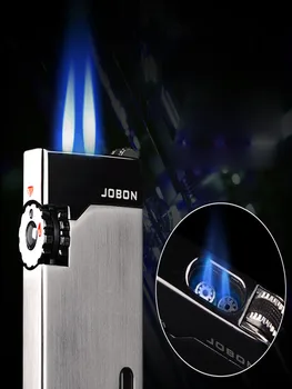 JOBON גז Windproof ישירה מתכת קל יותר חיצוני נייד הספק גבוה מצית סיגר אביזרים גברים ונשים High-end של מתנות - התמונה 2  