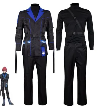 אנימה המנעול הכחול Chigiri היומה תחפושות קוספליי פאה שחורה החדרת מעיל המדים סט מלא מבוגר מסיבת קרנבל חליפה - התמונה 2  