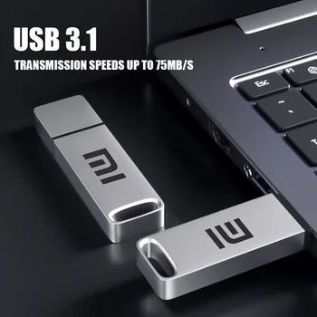 XIAOMI 2TB USB המקורי 3.1 כונן פלאש במהירות גבוהה עט כונן 1TB מתכת עמיד למים סוג-C זיכרון USB עבור התקני אחסון במחשב - התמונה 2  