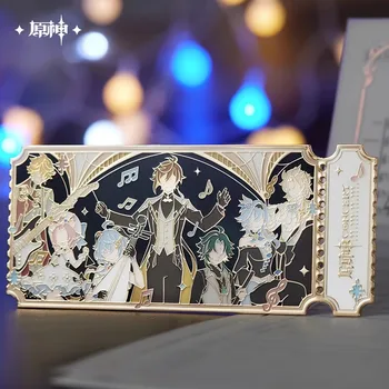 רשמי מקורי Genshin השפעה מאובק גולשות נושא סדרת צבעוניים סרט ויניל קופסת מתנה פסקולים זוהר אוסף קונצרט - התמונה 2  