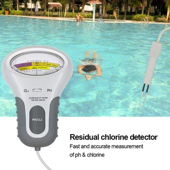 איכות לפקח שחייה כלור מים הבוחן ספא מד רמת בדיקה Cl2 על המכשיר בריכה  - התמונה 2  