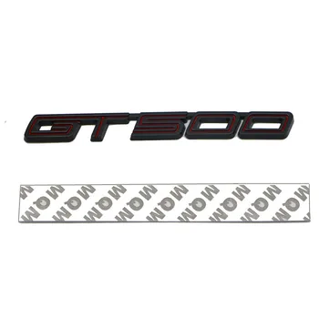 3D מתכת מכונית אותיות השם GT 500 פנדר סמל התג מדבקות מדבקה פורד מוסטנג שלבי GT500 לוגו אביזרים - התמונה 2  