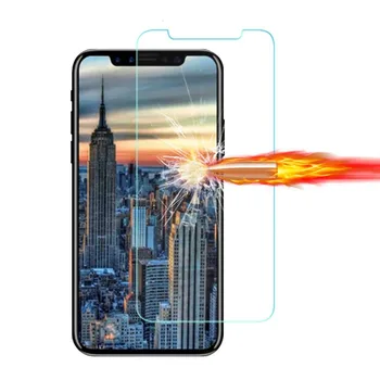 1-3pcs זכוכית מחוסמת לאייפון X/XR מגיני מסך נגד שריטות מגן סרט HD זכוכית שקופה סרט עבור Iphone X Iphone XR - התמונה 2  