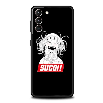 Sugoi Senpai אנימה טלפון Case For Samsung Galaxy S22 S20 S21-פה הערה 20 10 אולטרה S10 S10E S9 S8 M21 M22 m31 לאמת M32 בנוסף 5G כיסוי - התמונה 2  