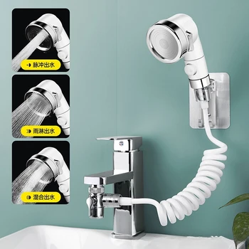 בידה ברז חיצוני ראש מקלחת שירותים מטבח ברז כיור מתאם מפצל להגדיר מים הסחה מקלחת סלון יופי - התמונה 2  
