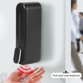 300ML סבון מתקן קיר רכוב ידנית Soap Dispenser, יד מתקן ג ' ל ABS עבור השירותים משרדים מסעדות - התמונה 2  