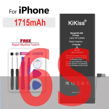 אפס-מחזור באיכות גבוהה סוללה עבור ה-iPhone 5 6 6 5 סה 7 8 פלוס X Xs מקס 11 Pro טלפון נייד עם כלים בחינם מדבקה - התמונה 2  