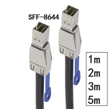 5M 3M HD Mini SAS SFF 8644 כדי Mini SAS SFF 8644 חיצוני כבל 12Gbps מחשב במהירות גבוהה שרת חיצוני חיבור כבל נתונים - התמונה 2  