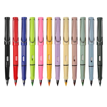 12PCS צבעוניים עיפרון להחלפה אמנות סקיצה ציור ללא הגבלה כתיבה עט הקסם ניתן למחיקה מילוי ציוד לבית הספר - התמונה 2  