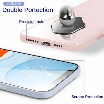 שינטרו קאגו אימה מצוירים מקרה טלפון עבור Iphone 15 14 13 Pro מקס 12 11 Xr-X Xs מיני 6 7 8 פלוס Se זכוכית סגול לכסות - התמונה 2  