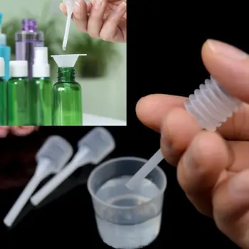 10 יח/הרבה פלסטיק על הבושם מפזר בקבוק מיני נוזל שמן טפי מעבדה מעבדה אספקת 64mm - התמונה 2  