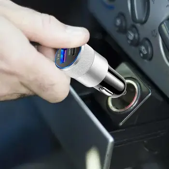USB מטען לרכב USB 3.1 + PD מתכת רכב לרכב תא מטען לטלפון מתאמים עבור משאית קראוונים ורכבים עבור טלפון נייד וכרטיסיות - התמונה 2  