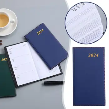2024 מיני נייד 'נדה הספר A6 יומן שבועי מתכננת לעשות לוח שנה 'פנקס רשימות' מחברות המשרד הספר יומן רשימה ימים Suppl R0C0 - התמונה 2  