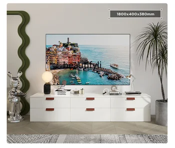 מינימליסטי איטלקי טלוויזיה ארון מודרני מינימליסטי סלון צבע הרצפה הקבינט נורדי השינה ארון - התמונה 2  