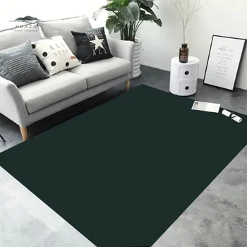מוצק צבע השטיח פלנל שטיחים גדולים שולחן מטבח ספה שטיח חדר השינה קלאסי אסתטי שטיח הרצפה הרצפה עיצוב קל לניקוי - התמונה 2  