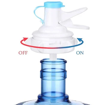2 Pack מתקן המים שסתום, כד המים מיכל שסתום כד המים כובע בקבוק יציקת פלסטיק לשימוש חוזר הברז הברז - התמונה 2  