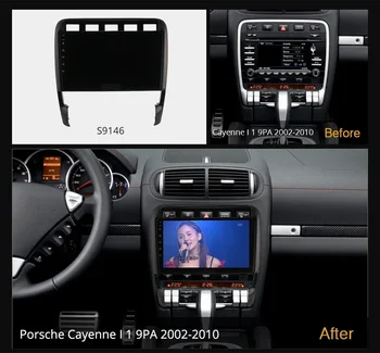 אלחוטית Carplay אוטומטי אנדרואיד 12 הרדיו ברכב נגן מולטימדיה 8+256G Wifi ניווט GPS Autoradio על פורשה קאיין 2002-2010 - התמונה 2  